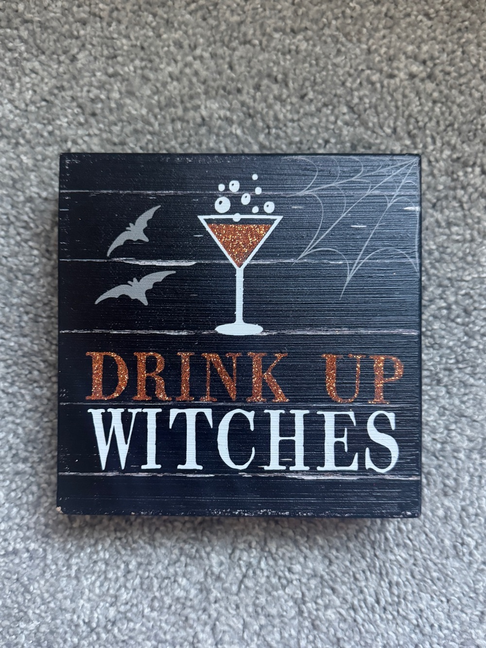 Tjmaxx Halloween Drink Up Witches Decor Sign